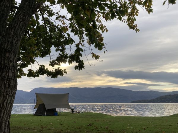 屈斜路湖キャンプ