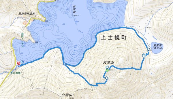 天望山登山ルート