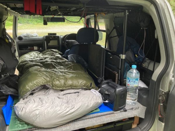 ジムニー車中泊仕様