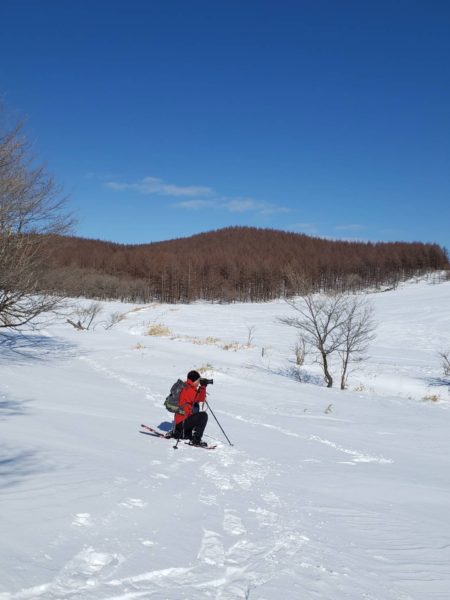 へたくそ釣り師の撮影風景