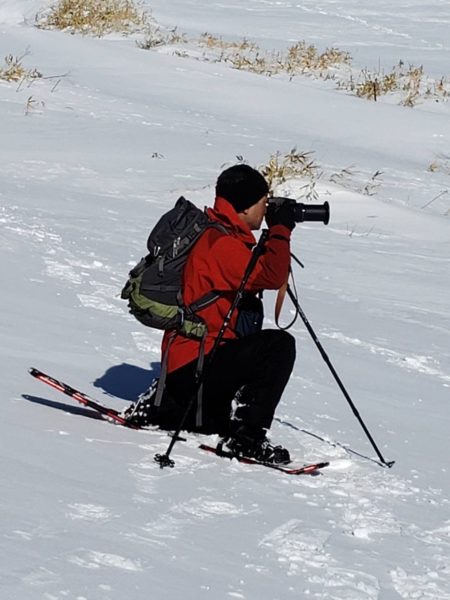 へたくそ釣り師の撮影風景