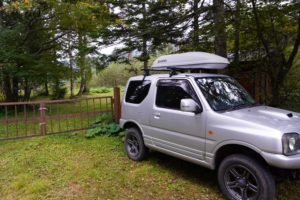 然別湖北岸野営場