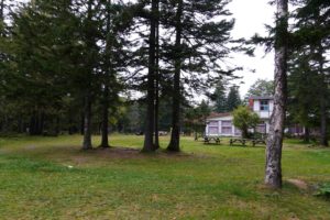 然別湖北岸野営場