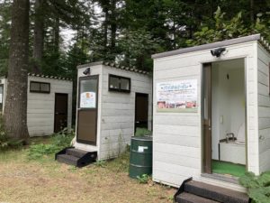然別湖北岸野営場